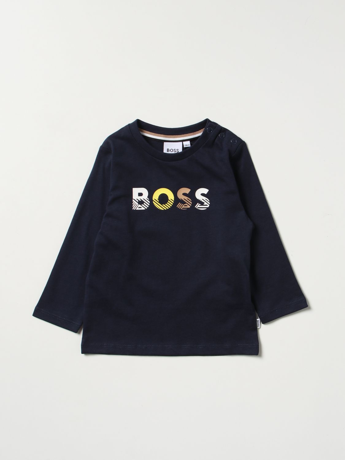 HUGO BOSS: sweater for baby - Blue | Hugo Boss sweater J05946 online at ...