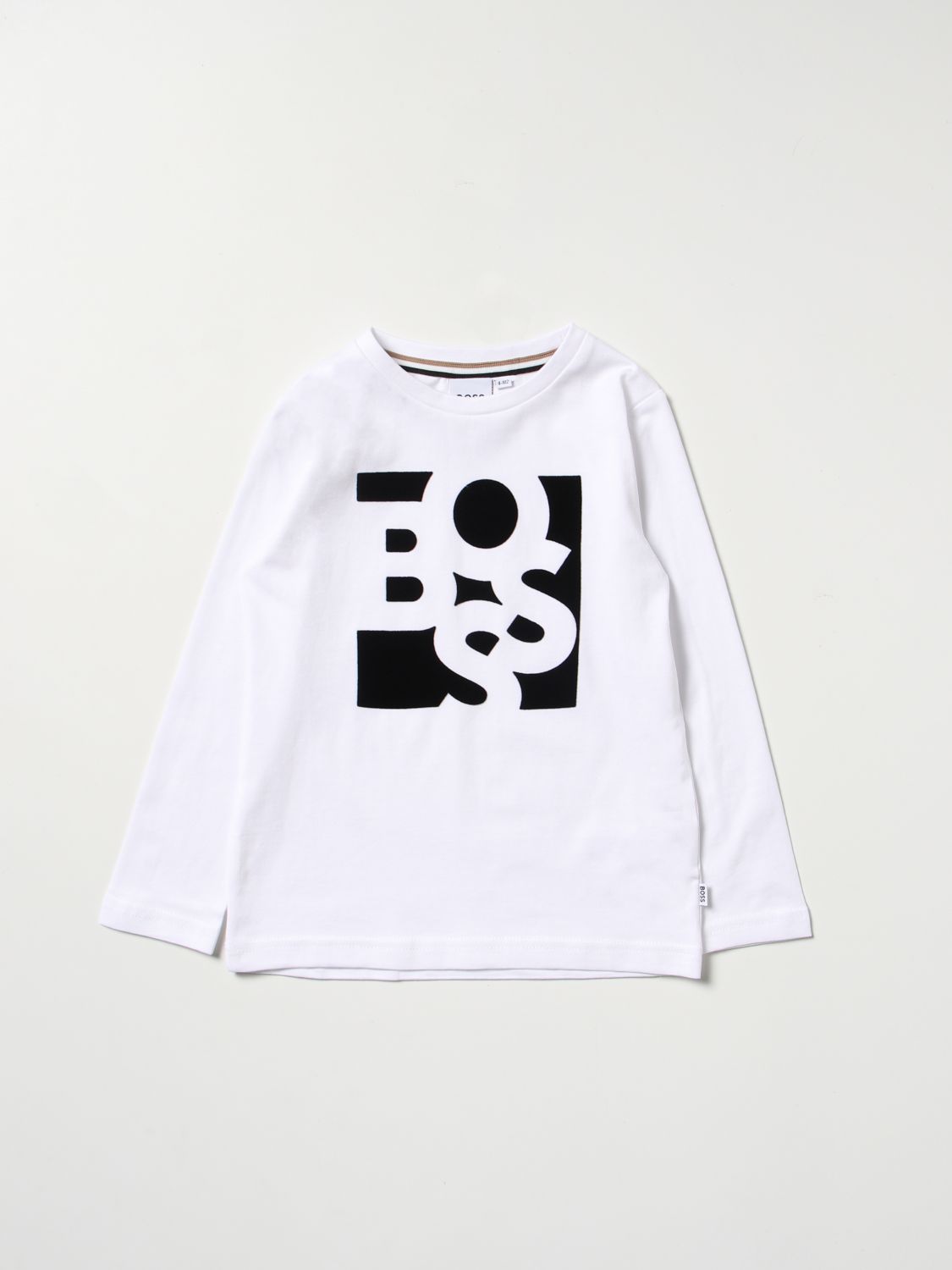 Kolonel Touhou mooi HUGO BOSS: t-shirt for boys - White | Hugo Boss t-shirt J25M18 online on  GIGLIO.COM