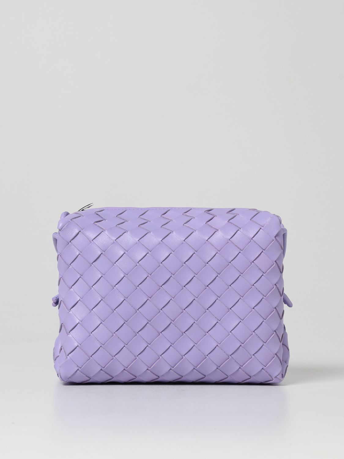 Bottega Veneta Leather Mini Loop Bag Lavender