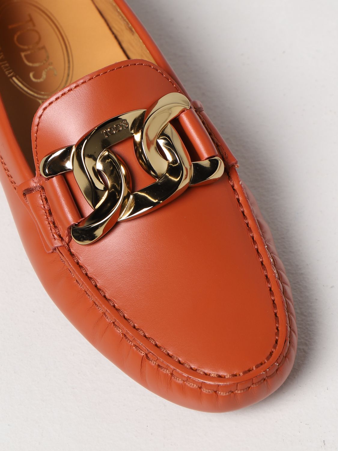 Loafers Tod's: Tod's loafers for women orange 4