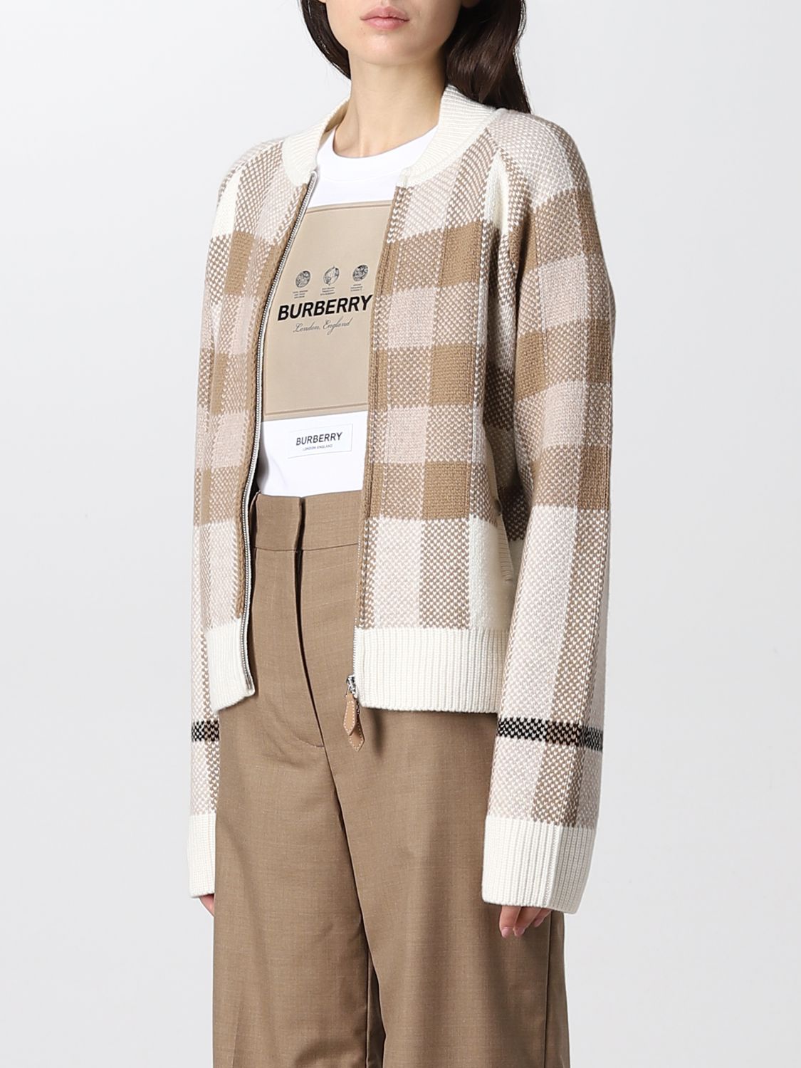 Jacket Burberry: Burberry jacket for women beige 4