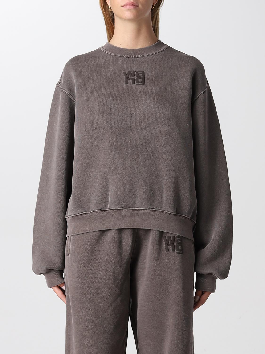 T BY ALEXANDER WANG：スウェットシャツ レディース - ブラウン