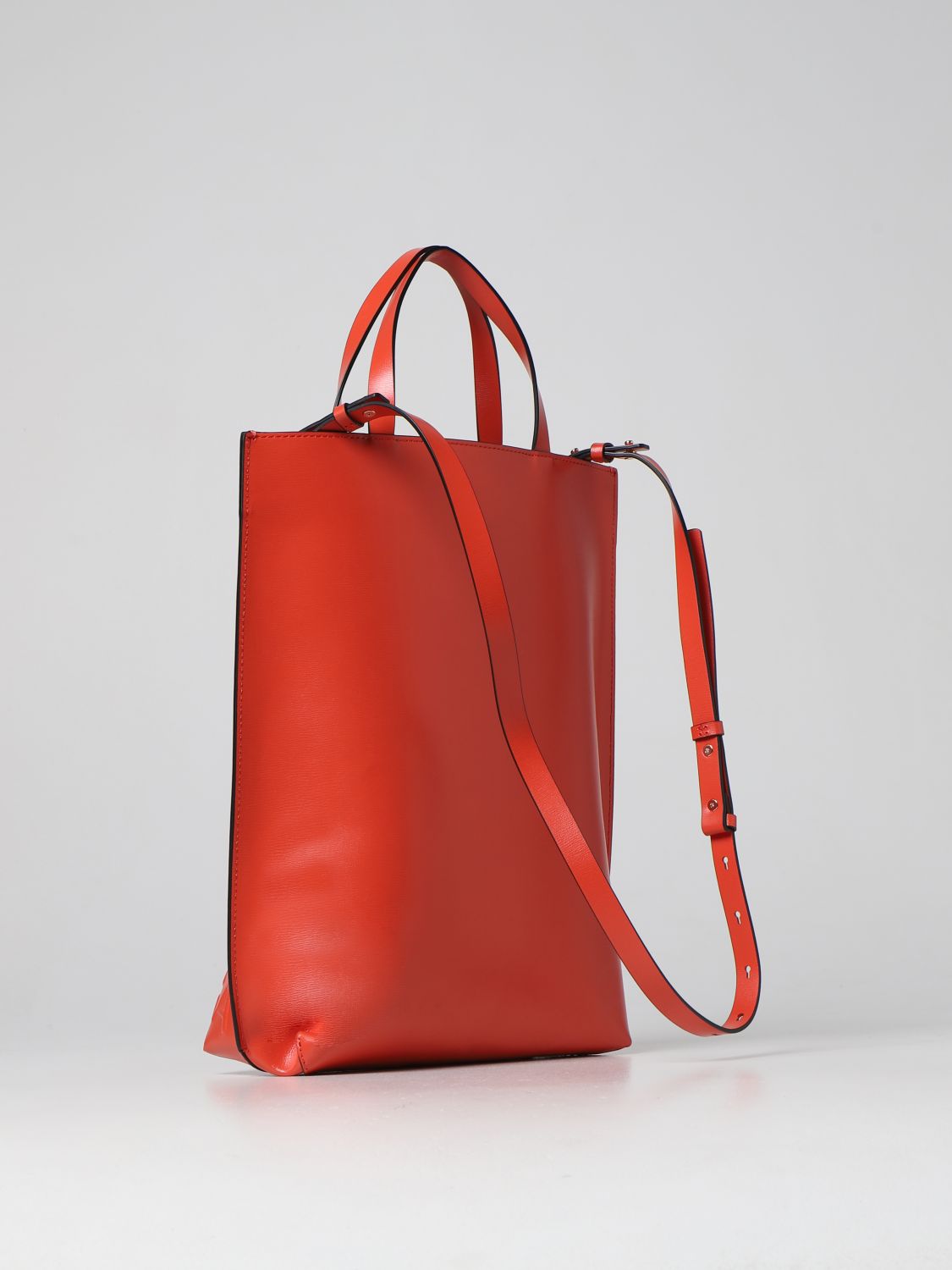 GANNI: tote bags for woman - Red | Ganni tote bags A4475 online on ...