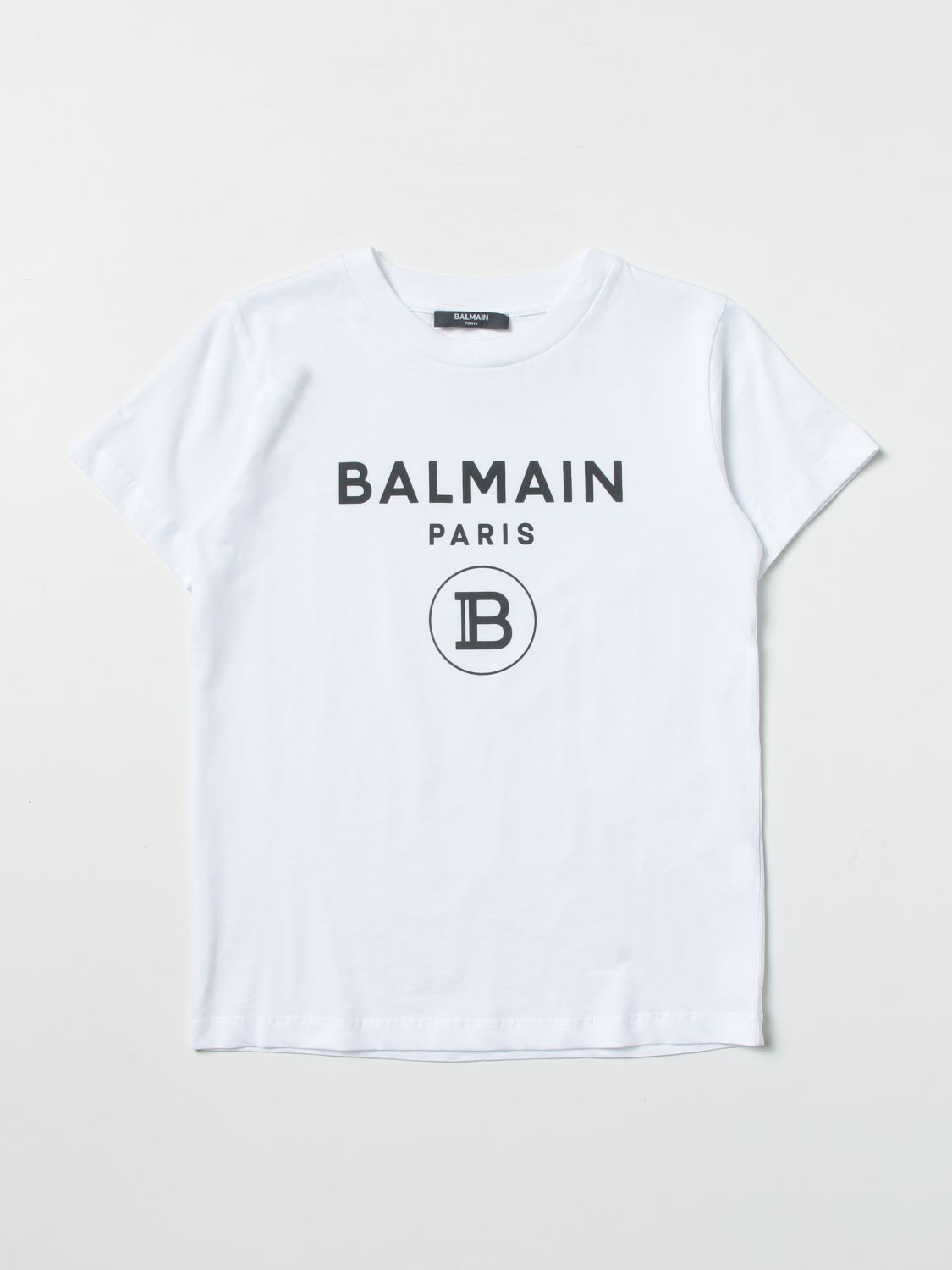 Balmain Outlet: t-shirt for girls - White | Balmain t-shirt 6R8Q91Z0082