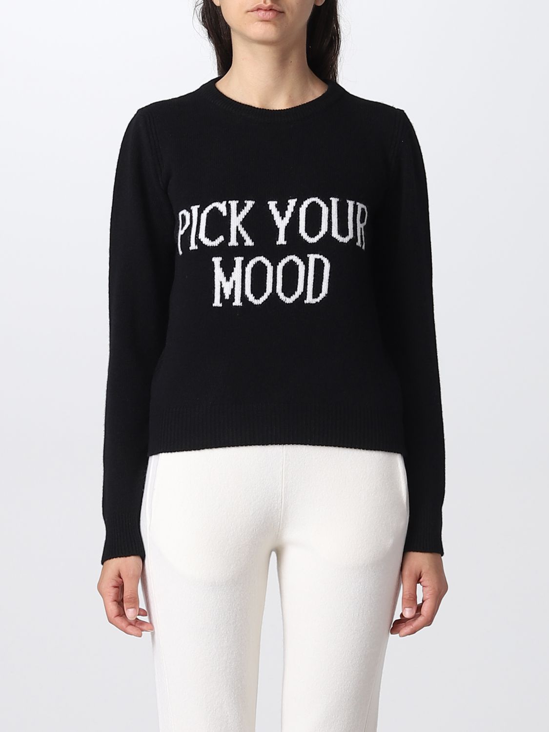 ALBERTA FERRETTI: sweater for woman Black | Alberta Ferretti sweater 094766021 online on GIGLIO.COM