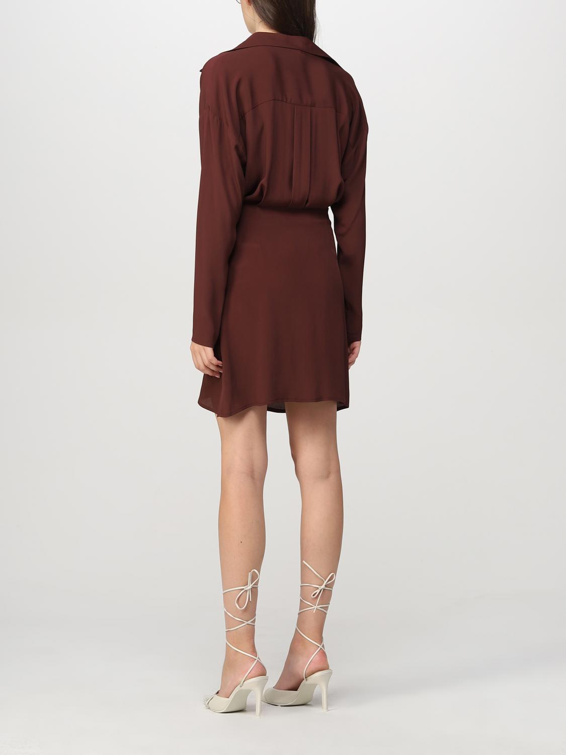Abito Semicouture: Abito mini Semicouture marrone 2
