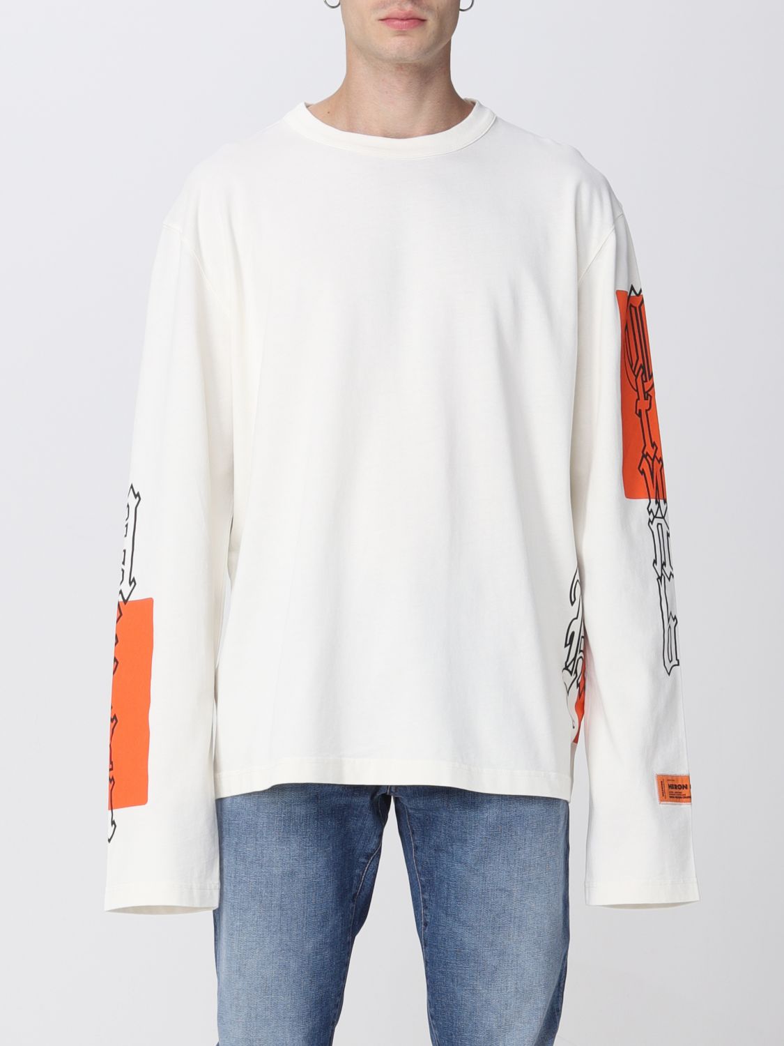 Heron Preston スウェットシャツ メンズ ホワイト Tシャツ Heron Preston Hmab026f22jer002 Giglio Com