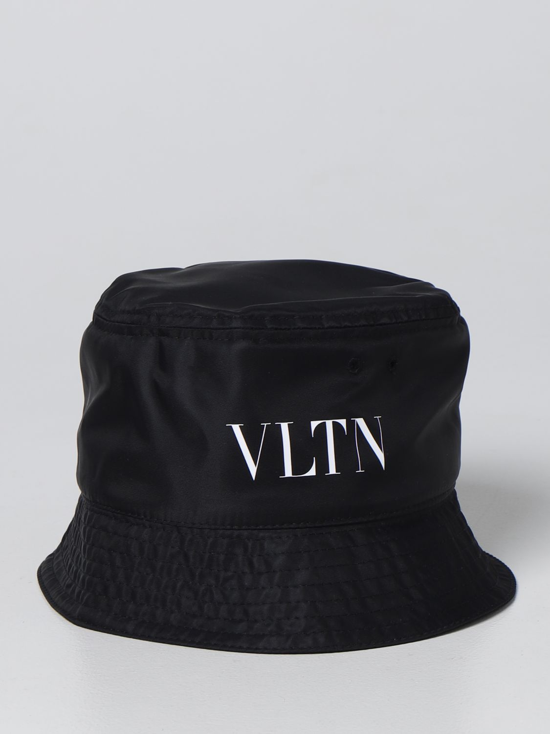 Hat Valentino Garavani: Valentino Garavani VLTN technical fabric hat black 1