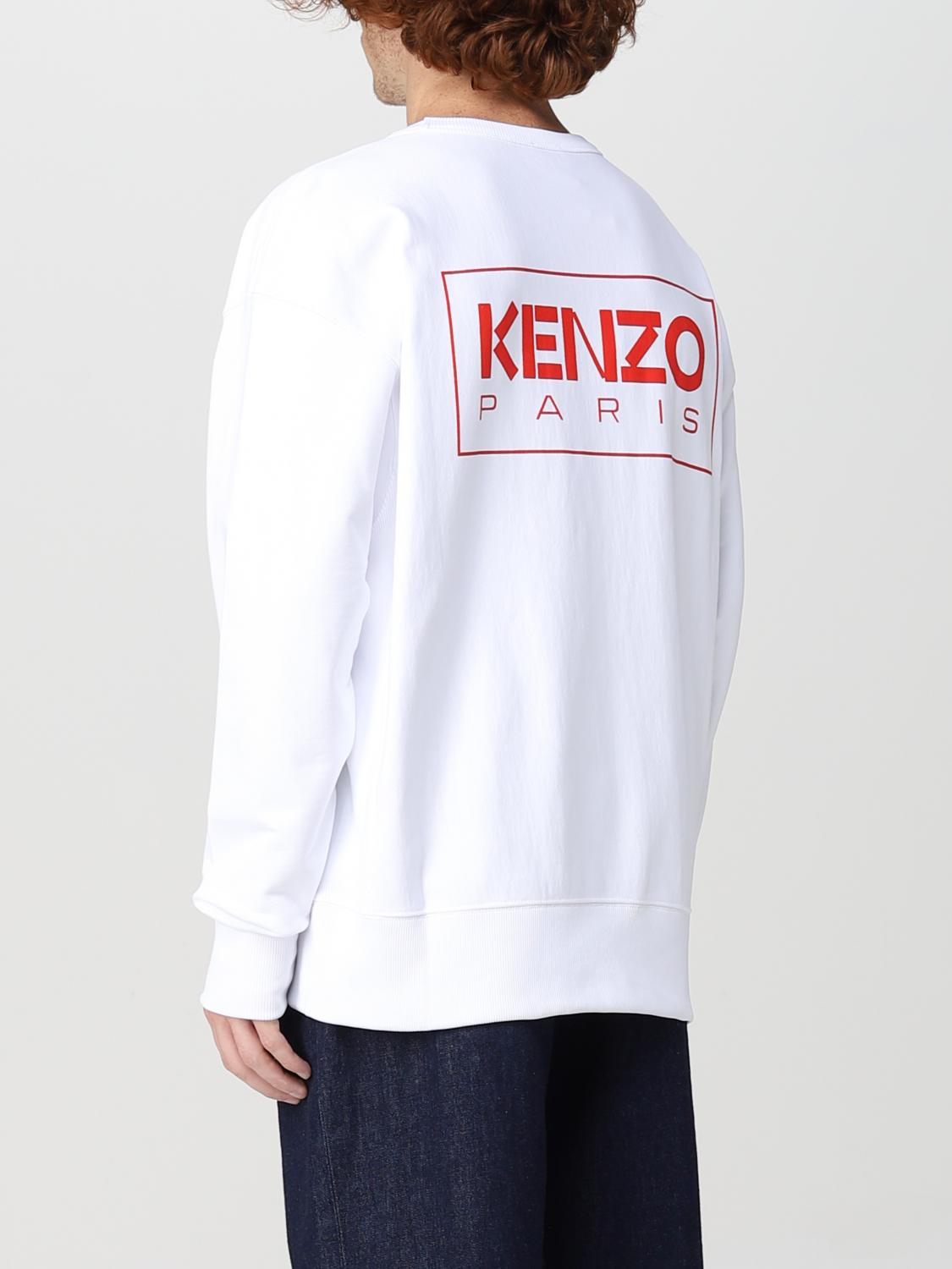 KENZO Felpa uomo Bianco Felpa Kenzo FC65SW4184MC