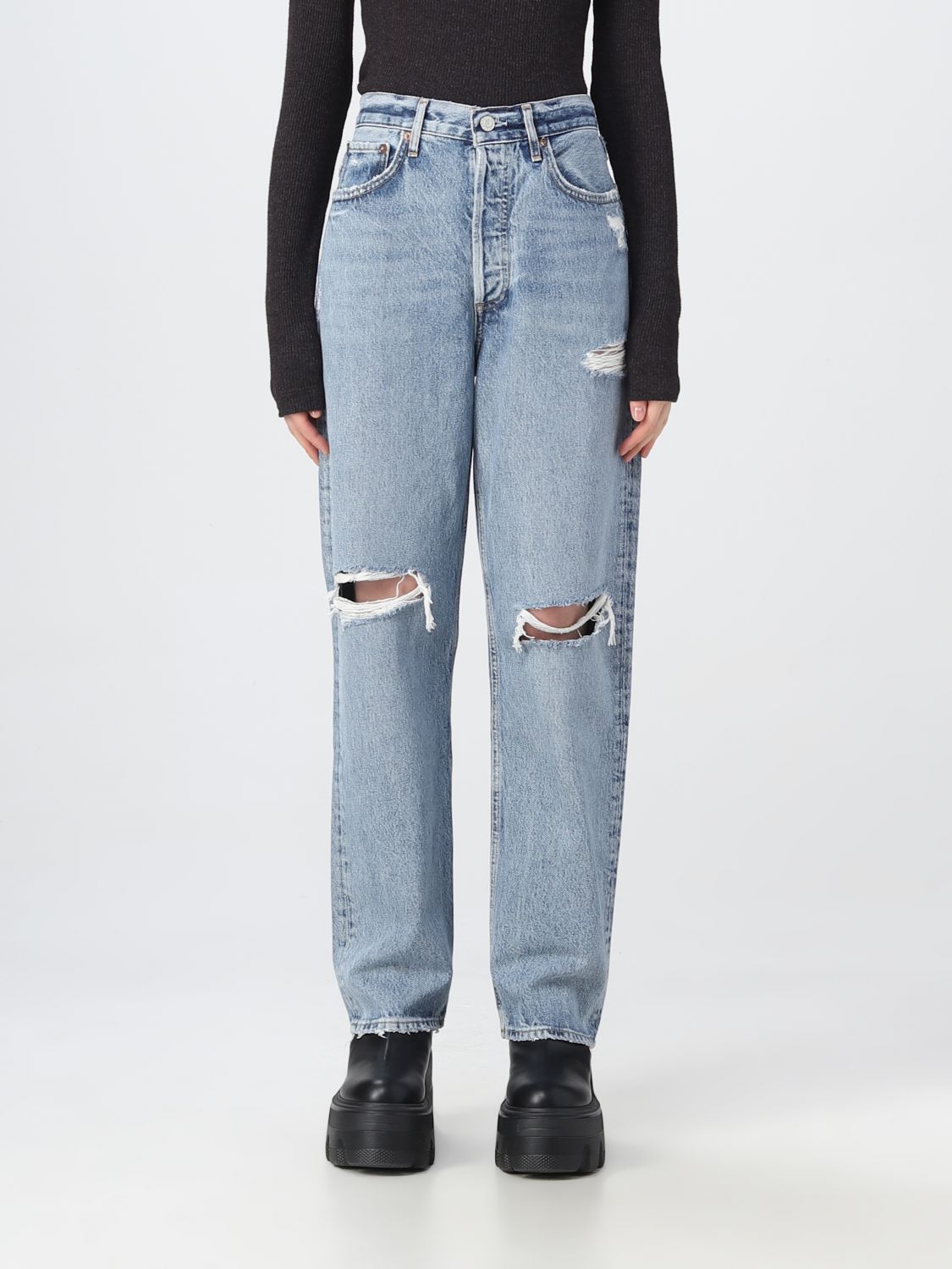 In het algemeen Stad bloem Eenvoud Agolde Outlet: jeans for woman - Denim | Agolde jeans A069D1206 online on  GIGLIO.COM