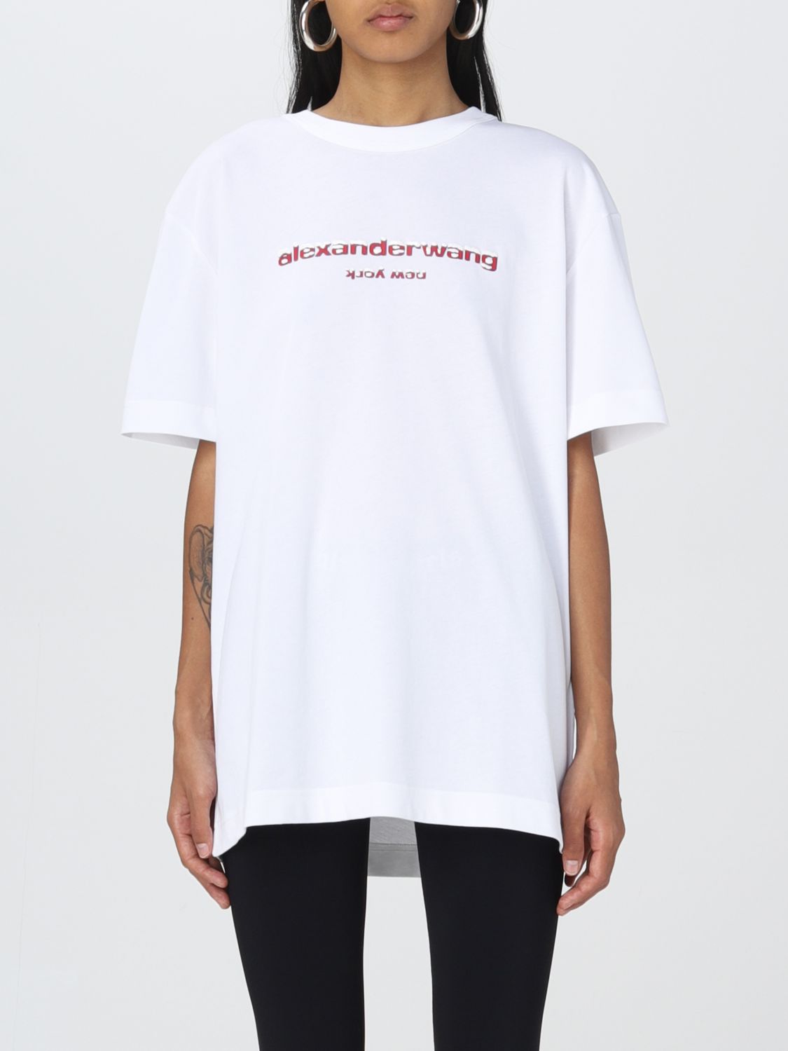 ALEXANDER WANG: t-shirt for woman - White | Alexander Wang t-shirt ...