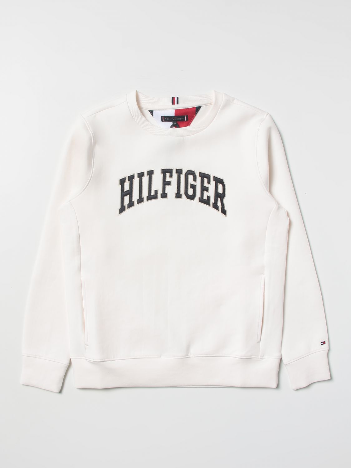 Tommy Hilfiger Outlet: sweatshirt - White | Tommy Hilfiger sweater online on GIGLIO.COM