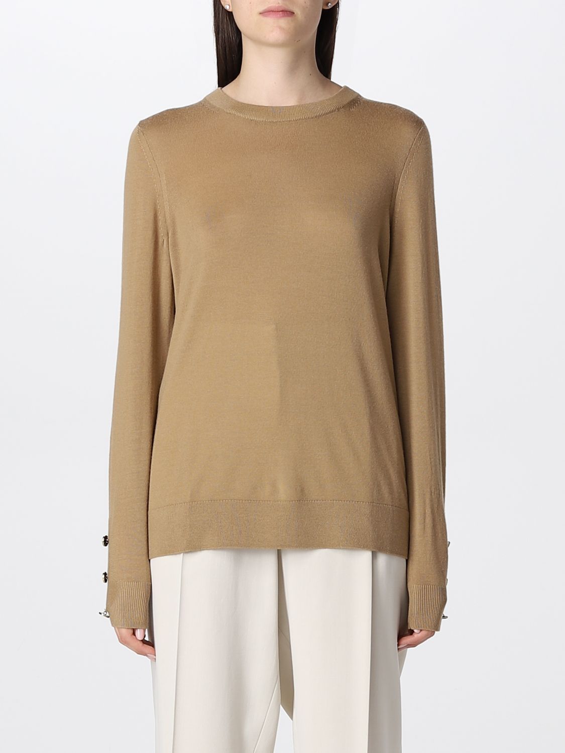 Michael Kors Outlet: sweater for woman - Camel | Michael Kors sweater  MU260EF4VR online on 