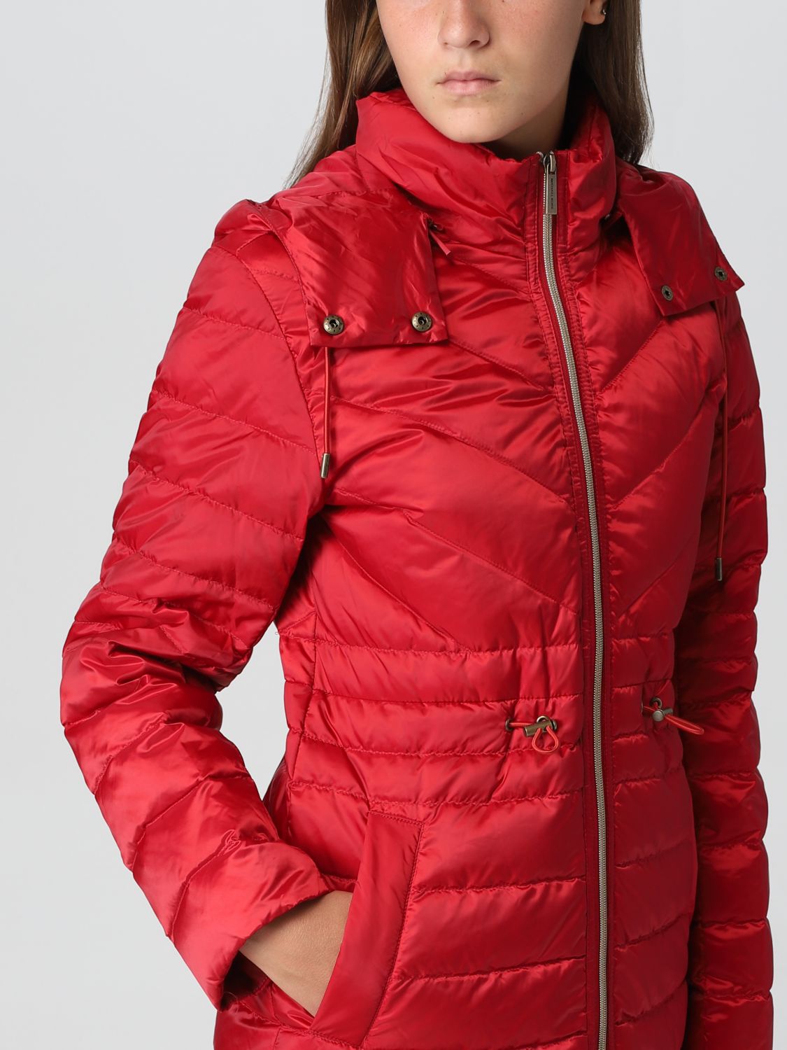 Michael Kors Outlet jacket for woman  Red  Michael Kors jacket  MU2207447X online on GIGLIOCOM