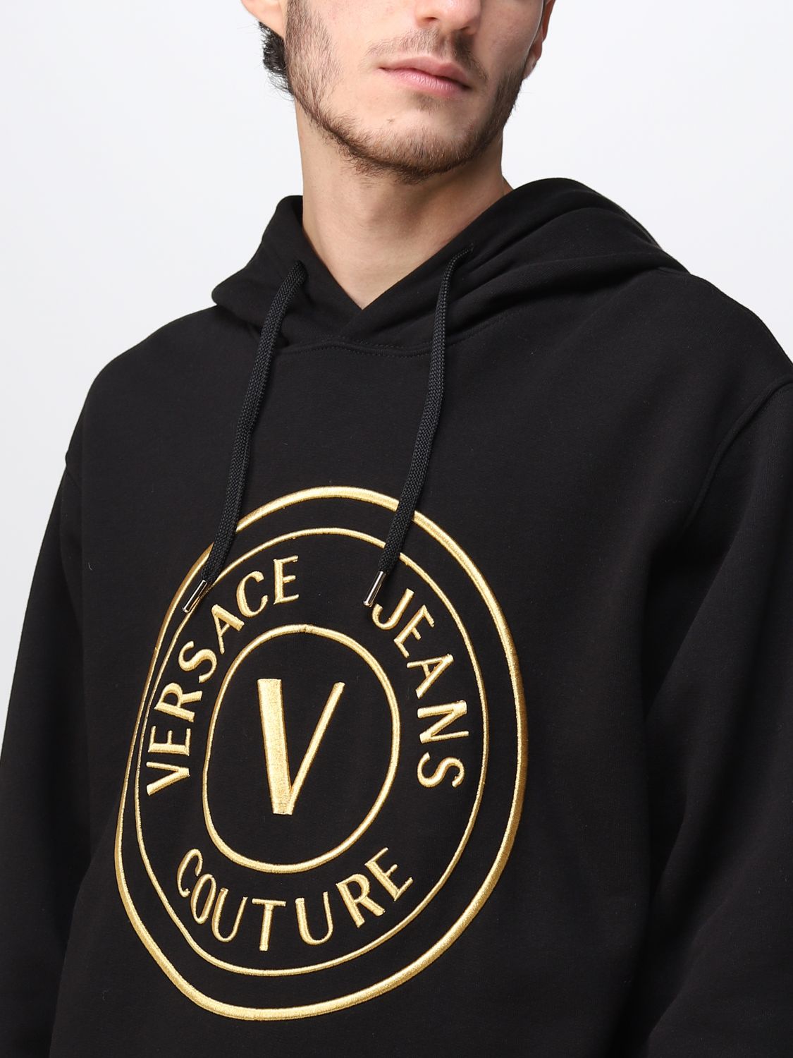 VERSACE JEANS COUTURE sweatshirt for men Black Versace Jeans