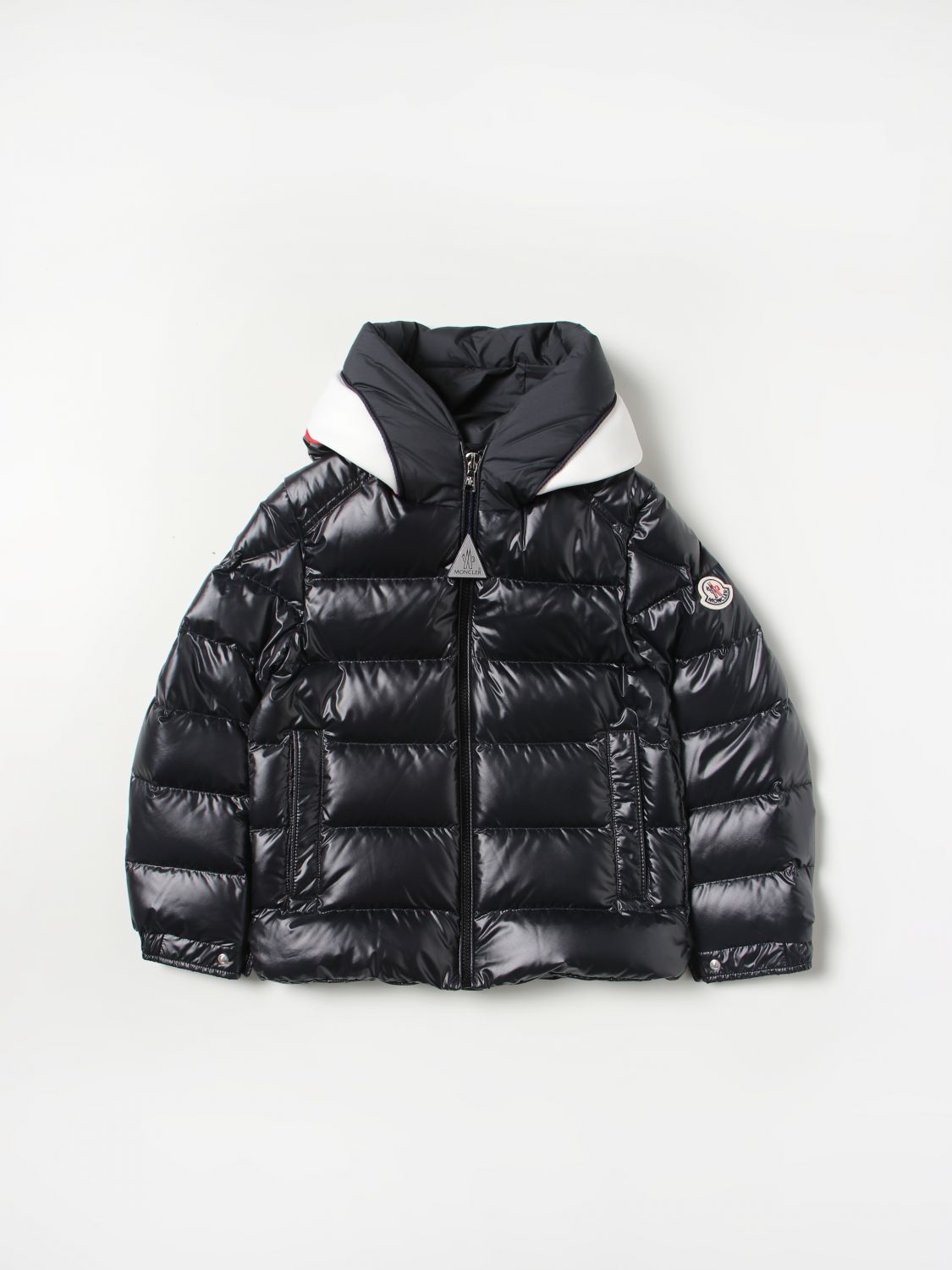 Jacket Moncler: Moncler padded down jacket with zipper black 1