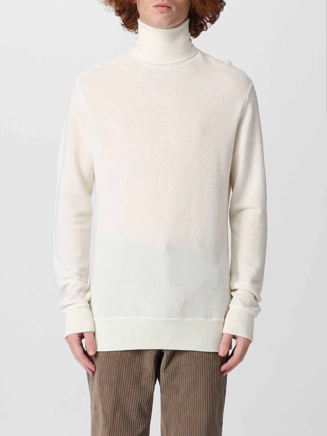 Paolo Pecora Jumper  Men In Yellow Cream