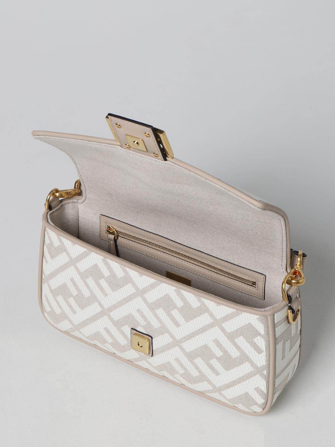 fendi white shoulder bag