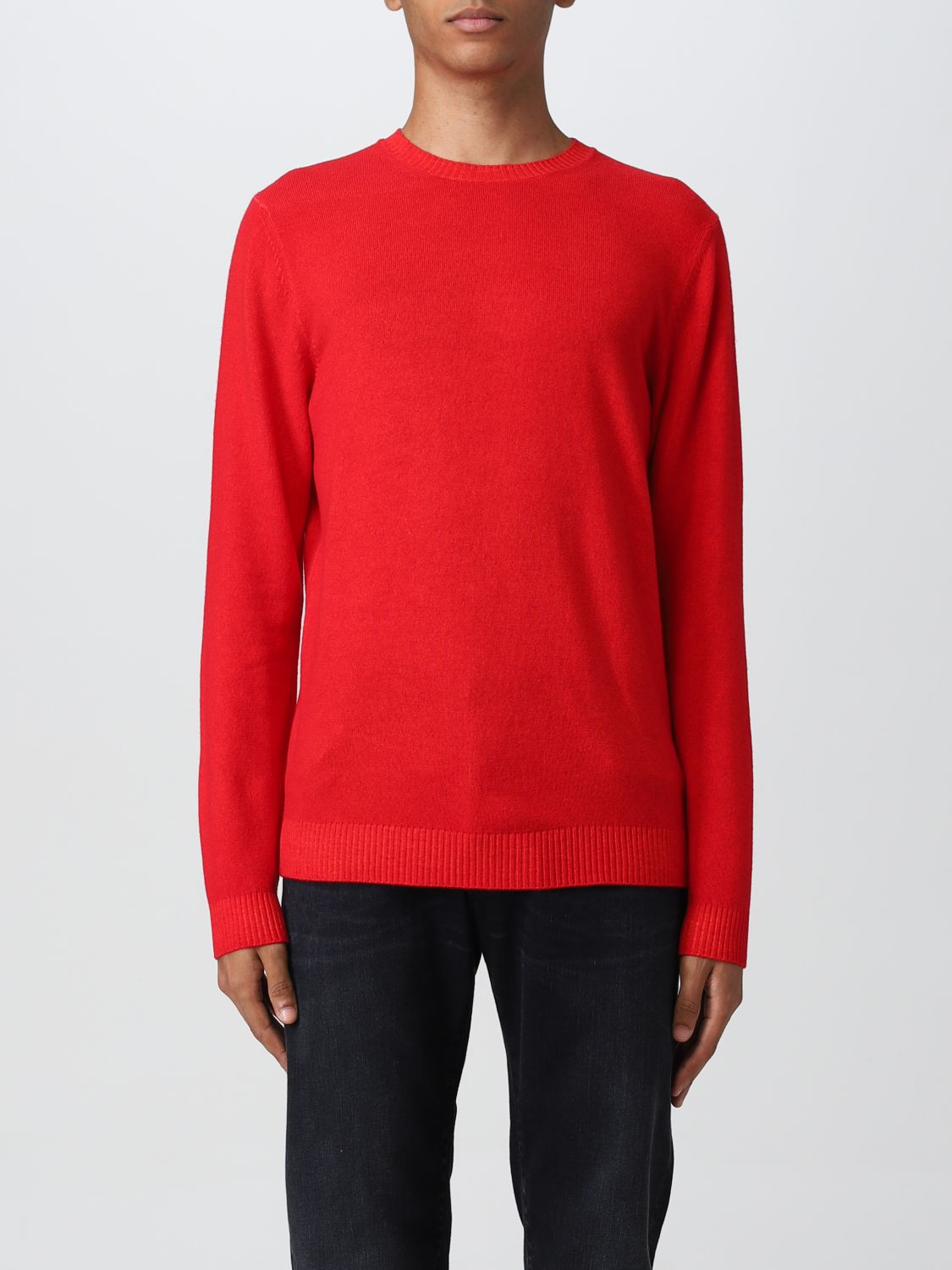 MALO: knitwear for man - Red | Malo knitwear UXA140F2K11 online on ...