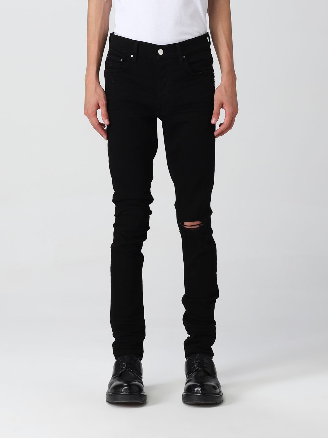 AMIRI: Jeans men - Black | Jeans Amiri XMD004 GIGLIO.COM