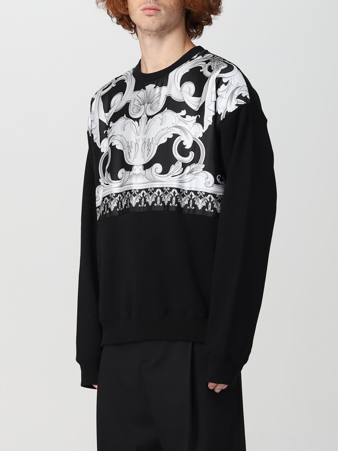 Sweatshirt Versace: Versace Herren sweatshirt silber 4
