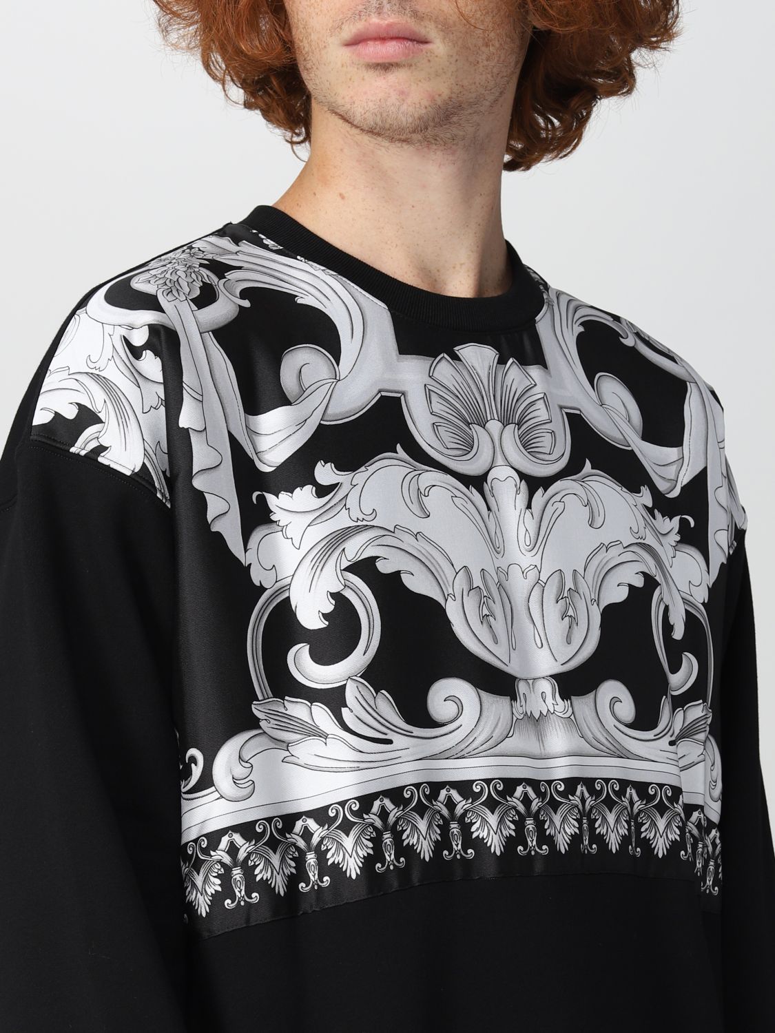 Sweatshirt Versace: Versace Herren sweatshirt silber 5