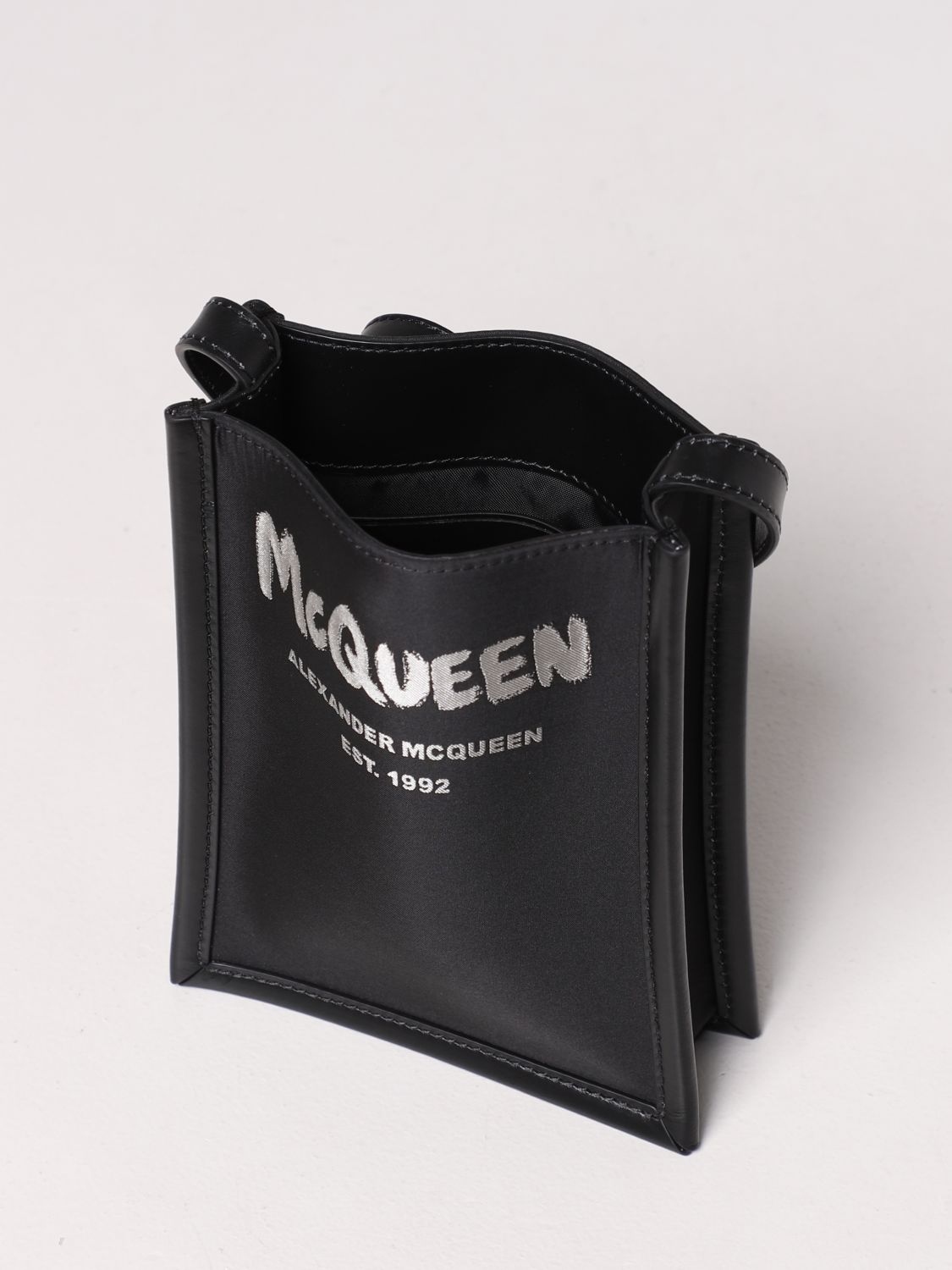 Shoulder bag Alexander Mcqueen: Alexander Mcqueen shoulder bag for men black 5