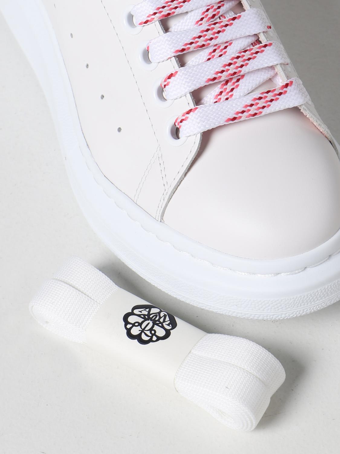 coral alexander mcqueen trainers