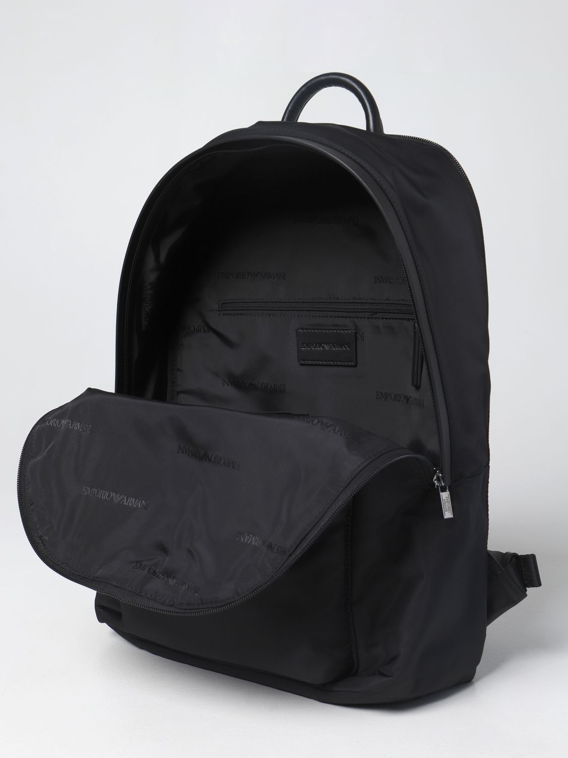 Backpack Emporio Armani: Emporio Armani backpack for man black 4