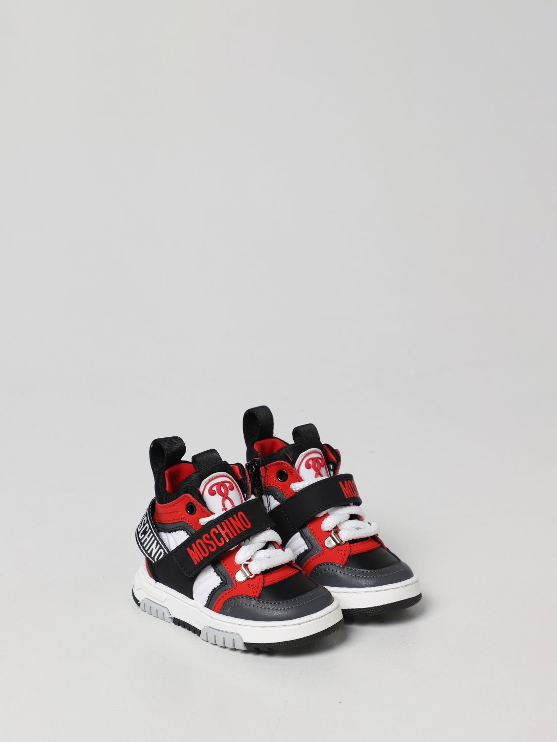 Scarpe Moschino Baby: Sneakers Moschino Baby in pelle nero 2