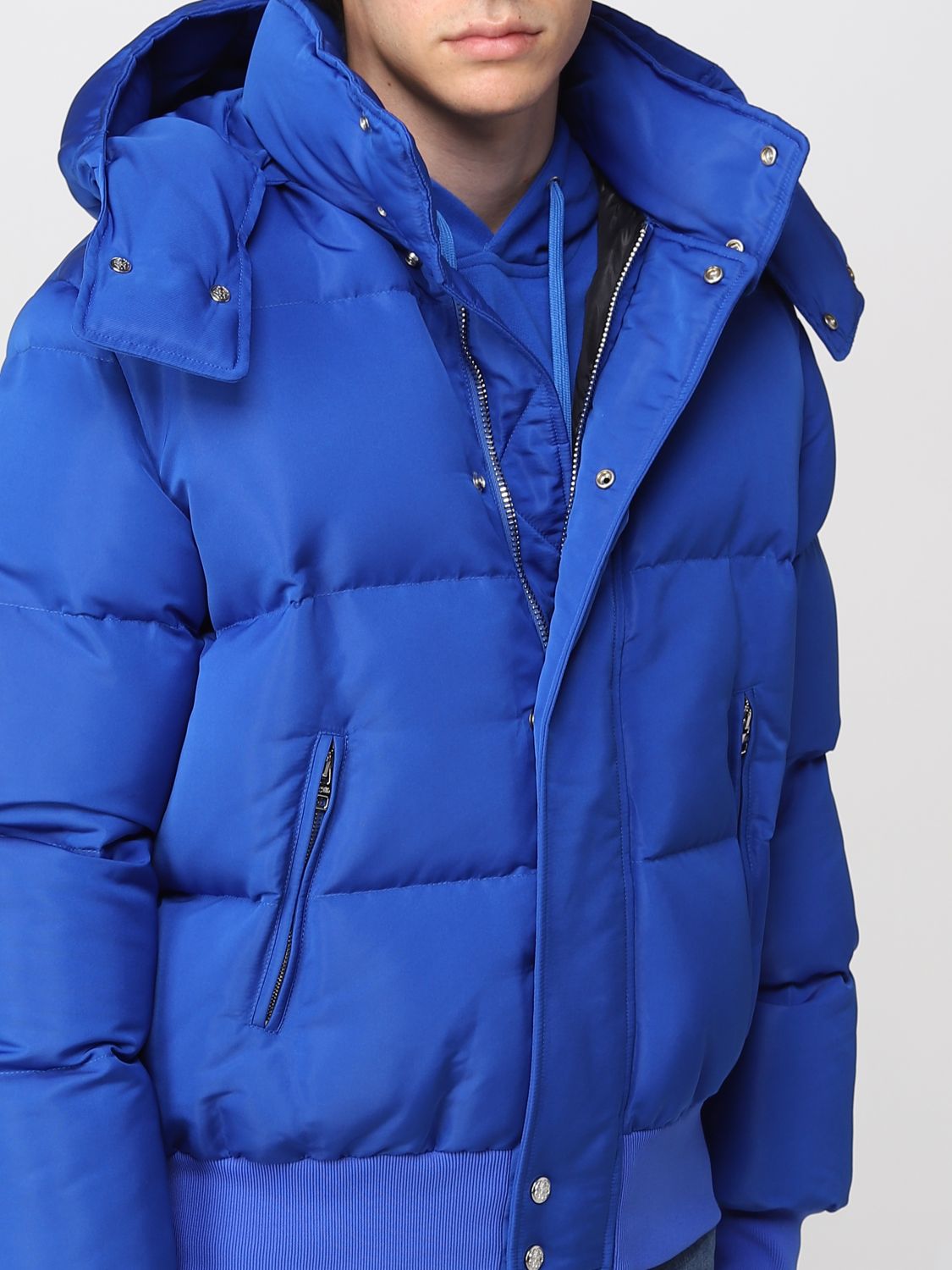 オンライン販促品  ブルー ジャケット アレキサンダーマックイーン テーラードジャケット