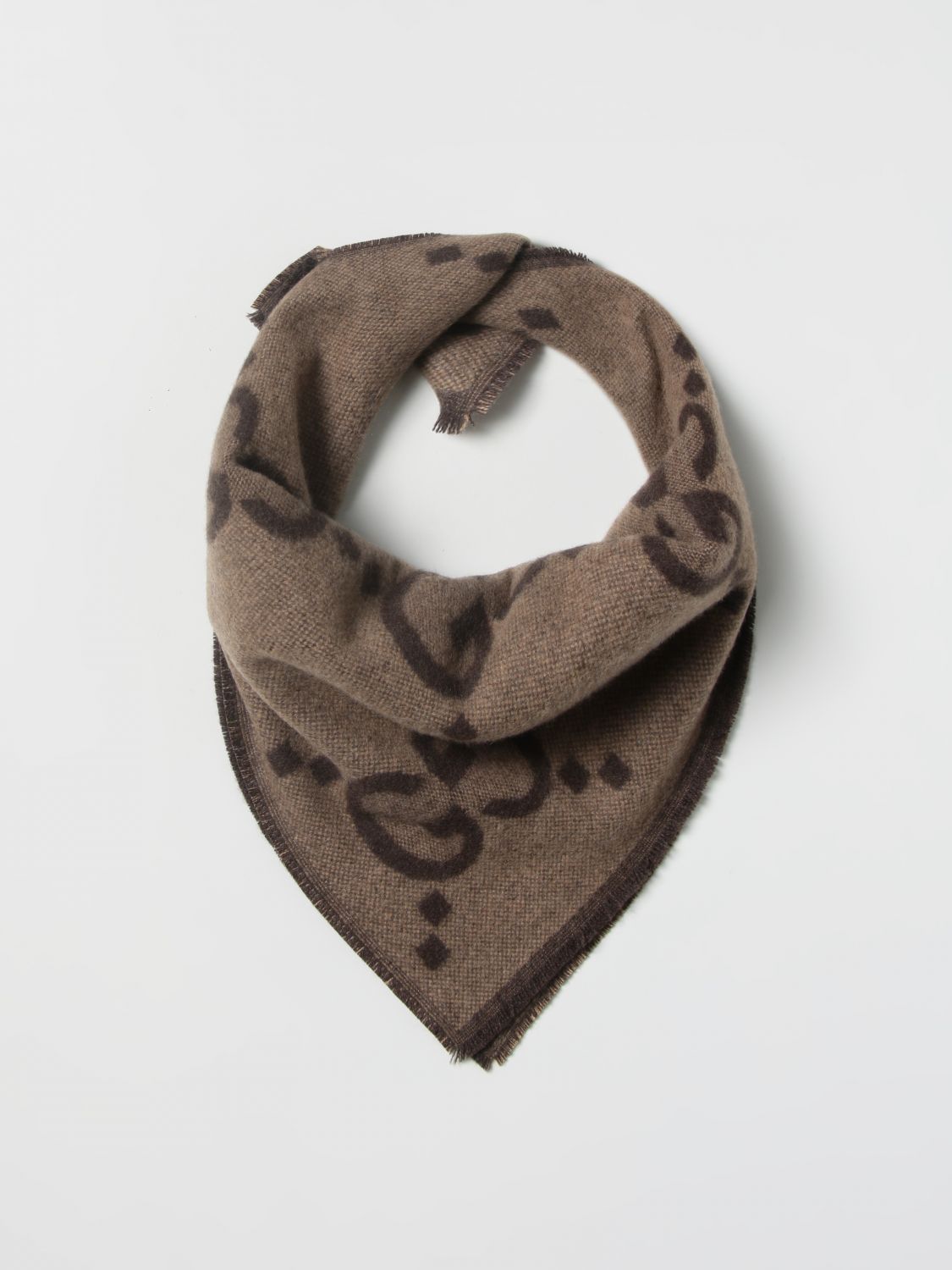 Baby Cashmere Blanket in Brown - Gucci Kids