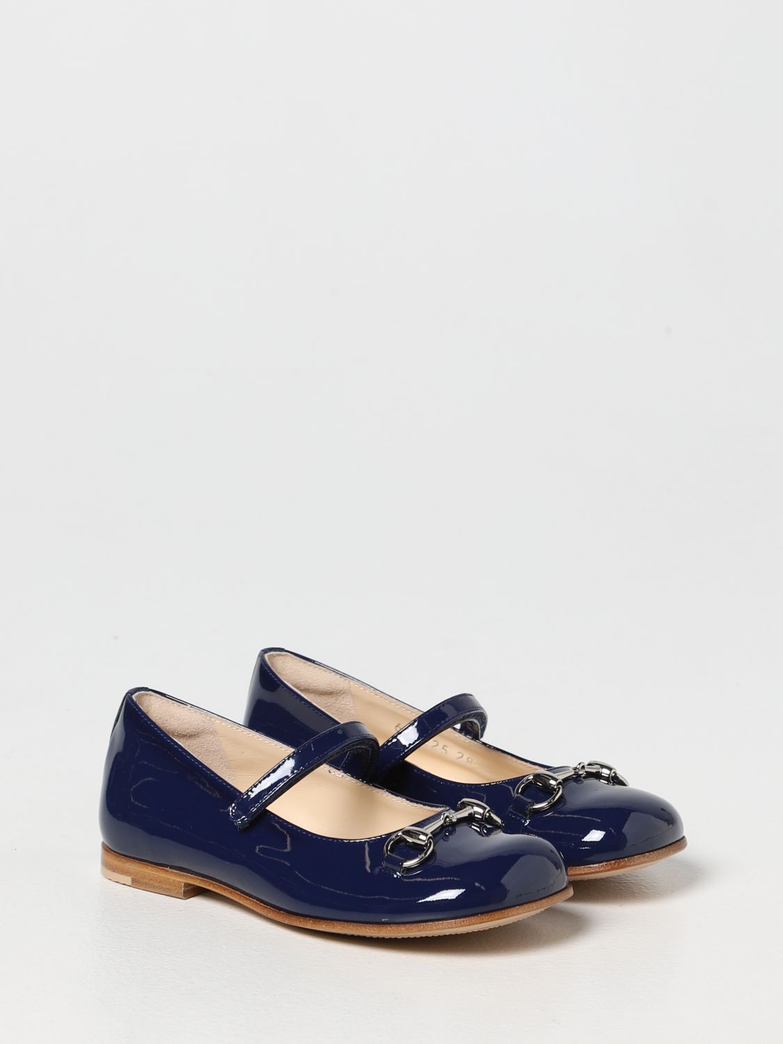 GUCCI: Zapatos niña, Azul Oscuro | Zapatos Gucci 682225ALU00 en línea GIGLIO.COM