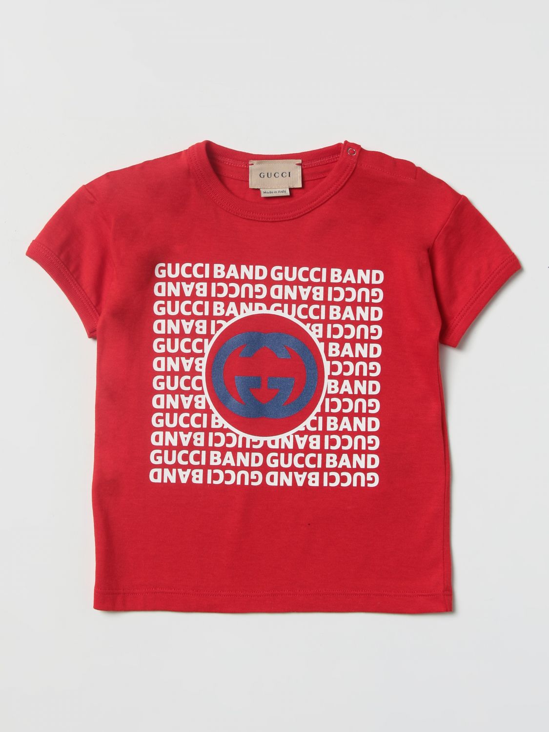tre Kanon Muskuløs GUCCI: GG t-shirt with logo print - Red | Gucci t-shirt 548140XJEJ6 online  at GIGLIO.COM