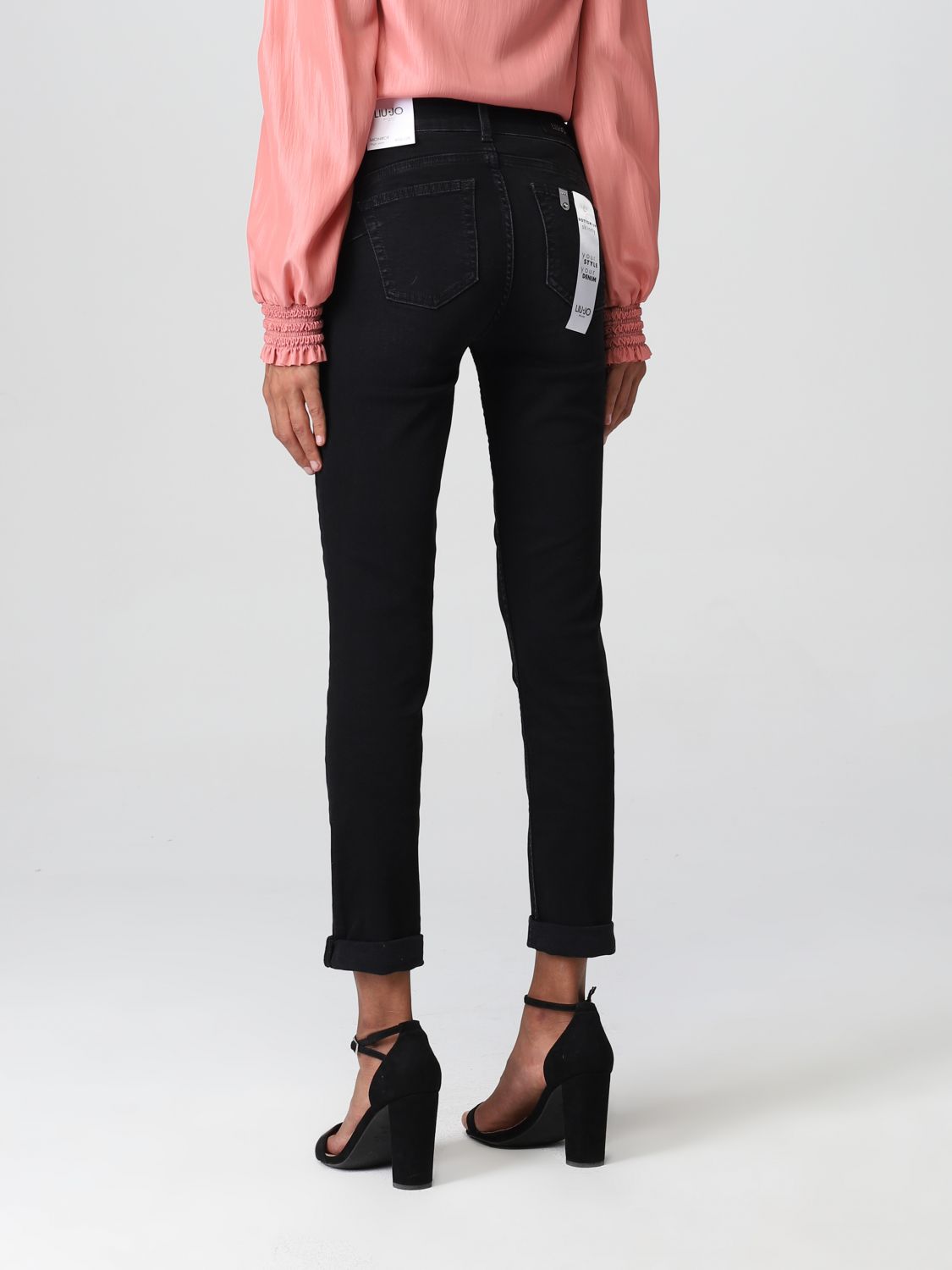 van nu af aan Oppervlakte slogan Liu Jo Outlet: jeans for woman - Black | Liu Jo jeans UF2054D4614 online on  GIGLIO.COM