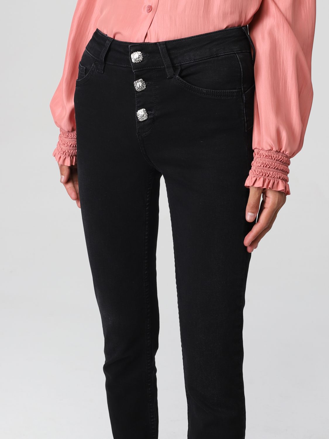 Onderhoud Ademen Uitputten Liu Jo Outlet: jeans for woman - Black | Liu Jo jeans UF2054D4614 online on  GIGLIO.COM