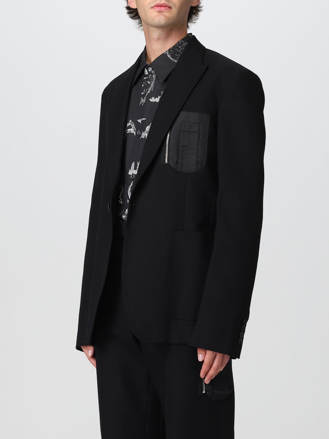 Blazer Alexander Mcqueen: Alexander McQueen men's jacket black 4