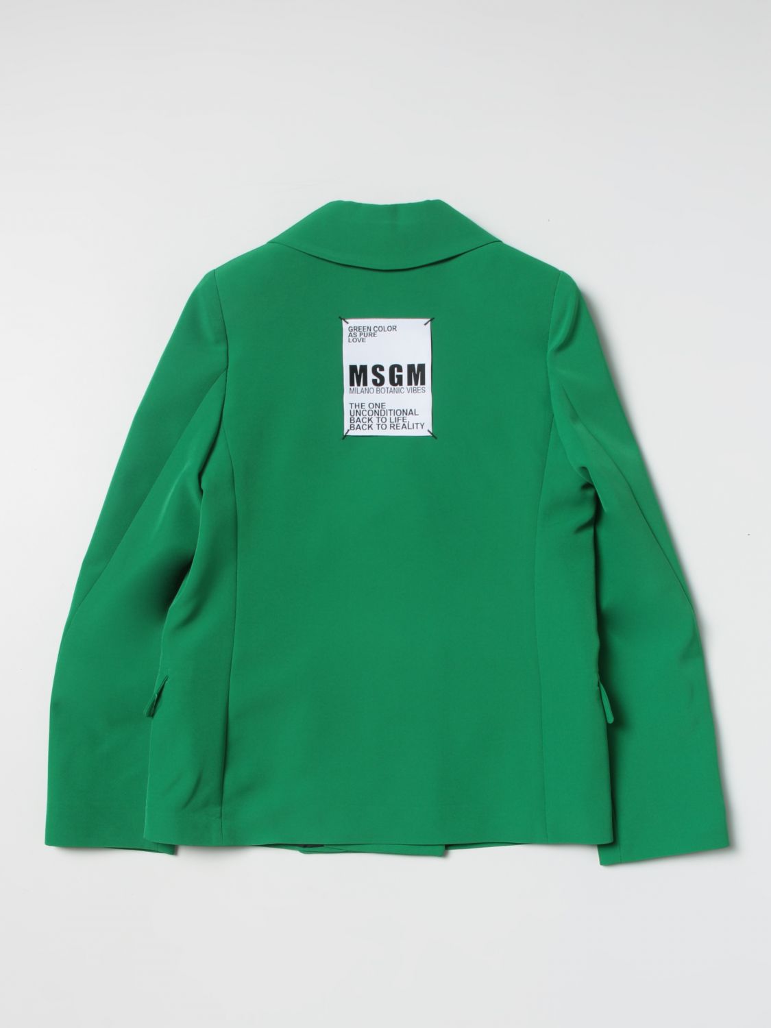 Blazer Msgm Kids: Msgm Kids blazer for girl green 2