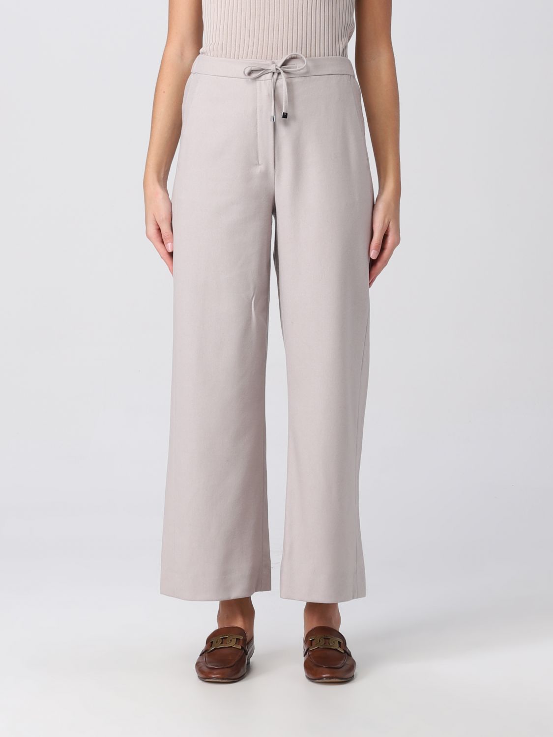 S MAX MARA: Floria stretch wool pants - Natural | S Max Mara pants ...