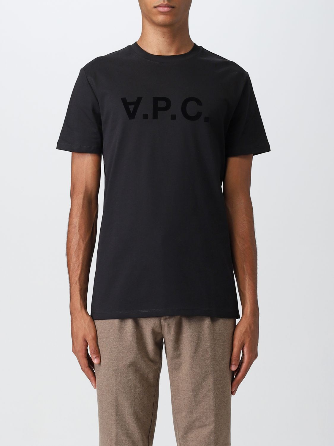 T-shirt A.p.c.: T-shirt A.p.c. homme noir 1