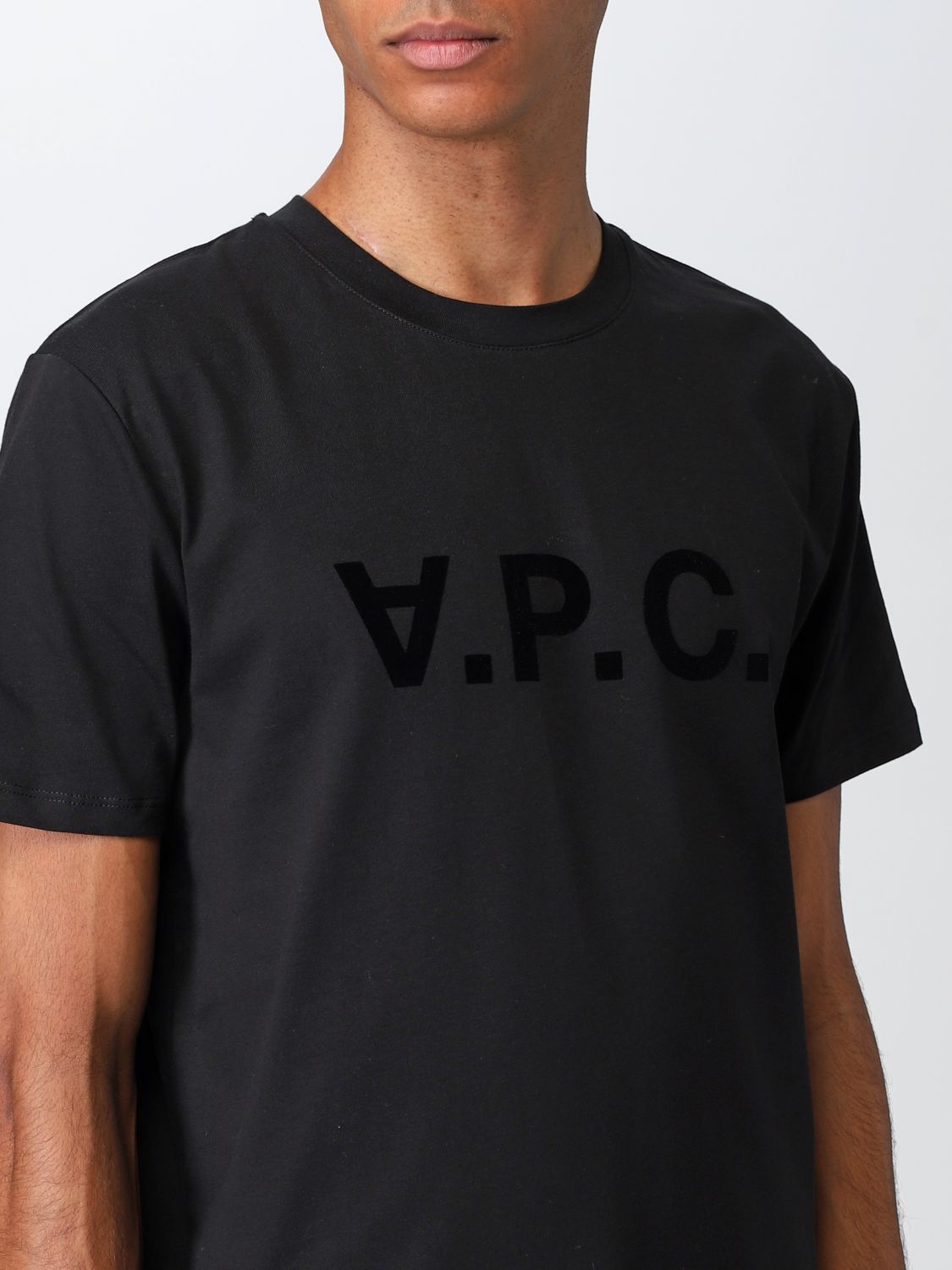 T-shirt A.p.c.: T-shirt A.p.c. homme noir 3