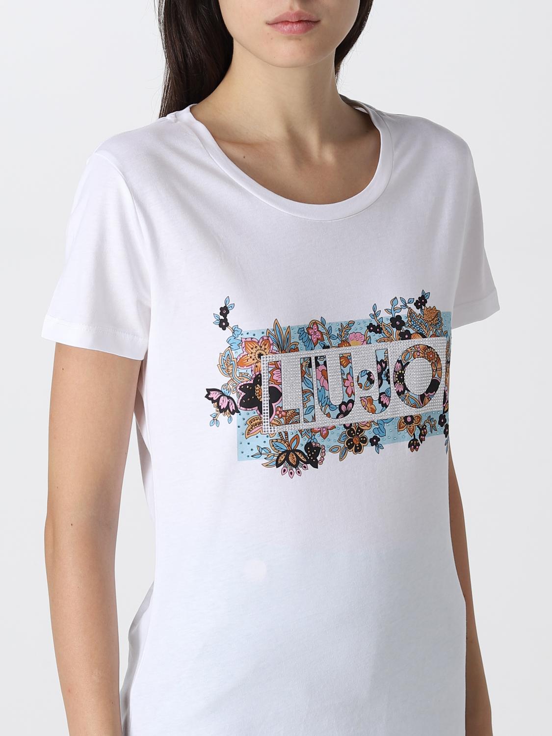 LIU JO tshirt for woman White Liu Jo tshirt WF2375JS923 online