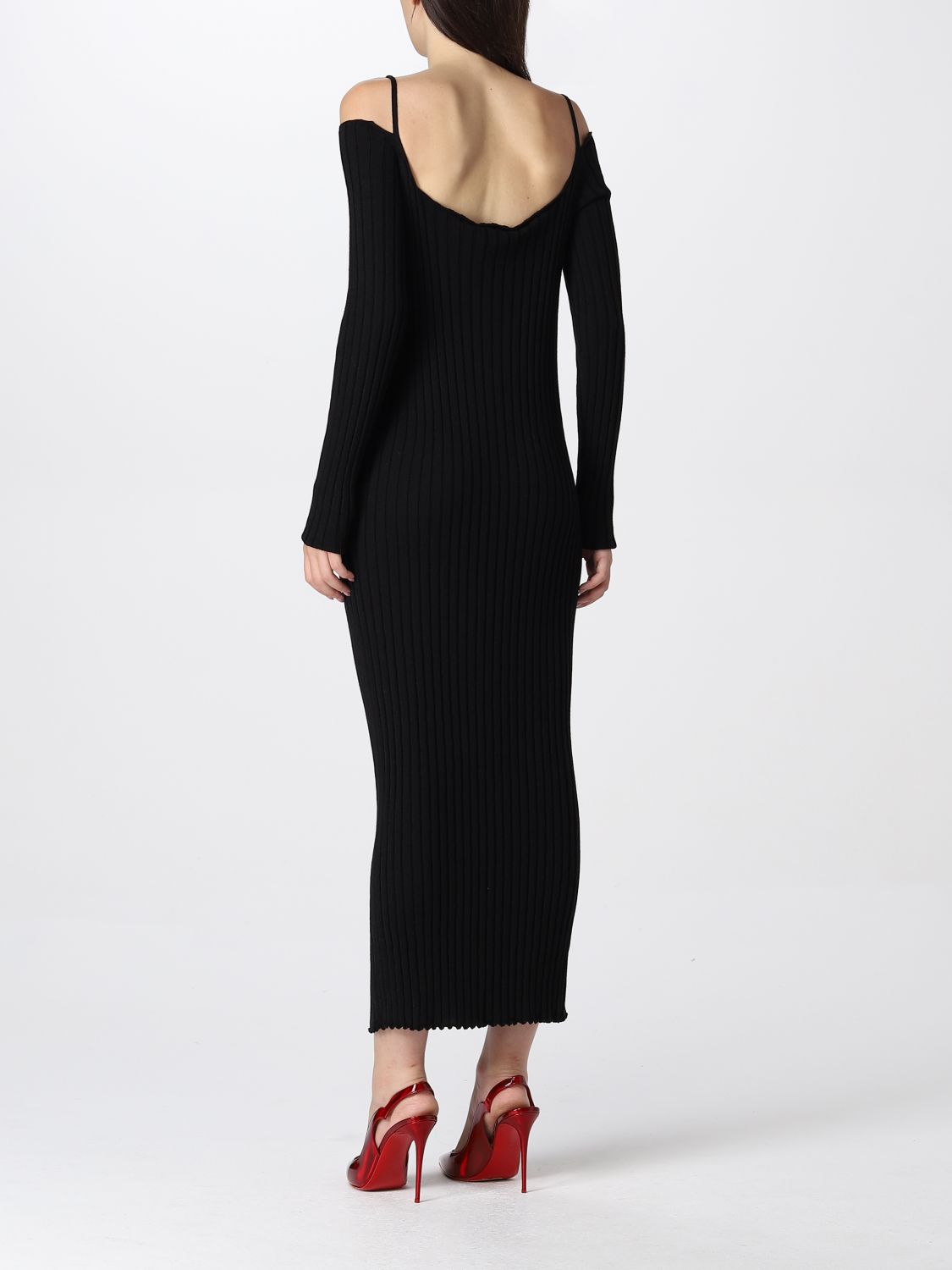 Vestito cortoPhilosophy Di Lorenzo Serafini in Tulle di colore Nero Donna Abbigliamento da Abiti da Abiti corti e miniabiti 