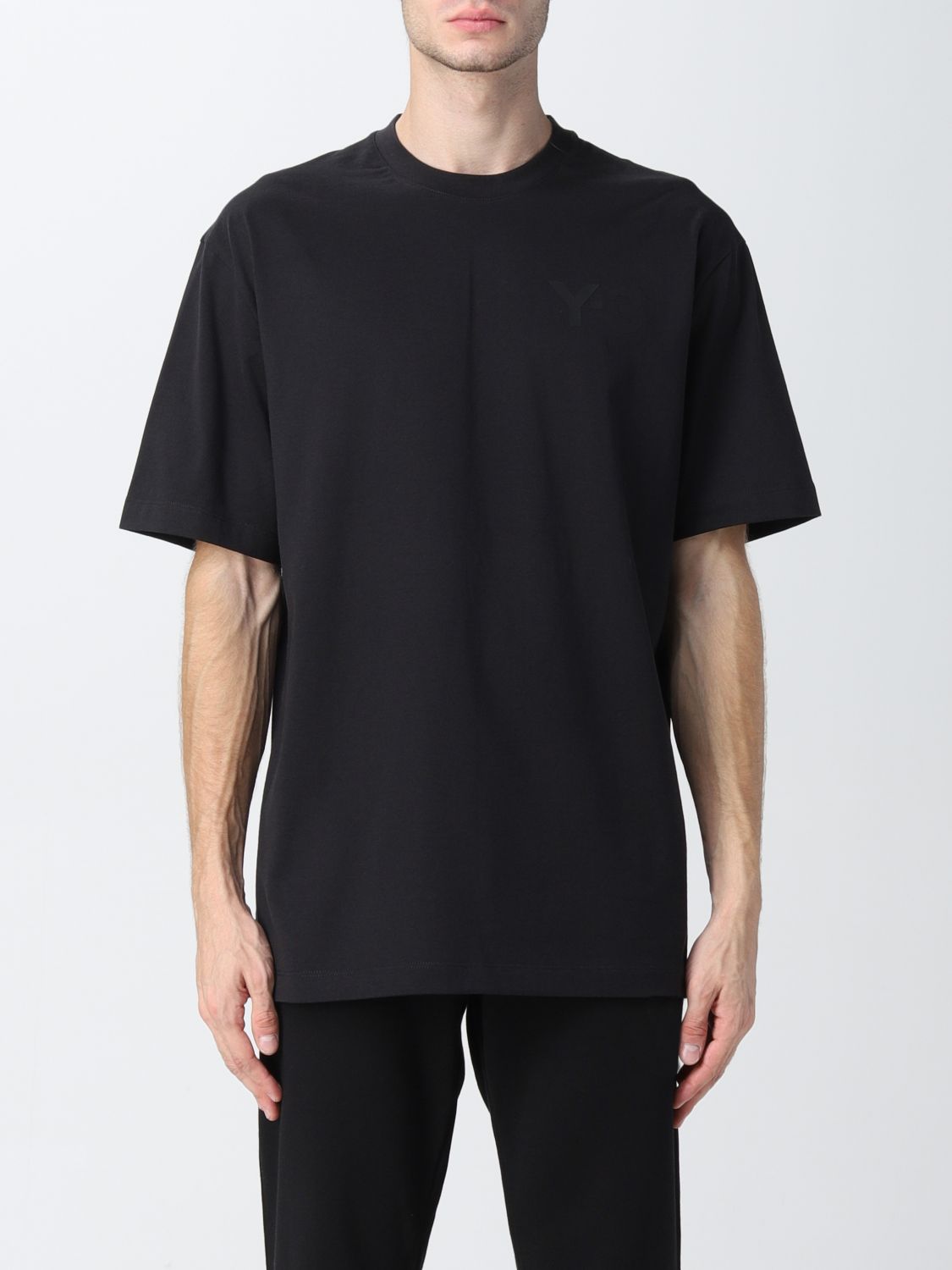 Y-3: t-shirt for man - Black | Y-3 t-shirt FN3358 online on GIGLIO.COM