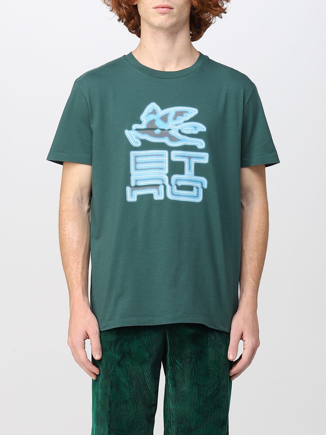 Camiseta Etro: Camiseta Etro para hombre verde 1