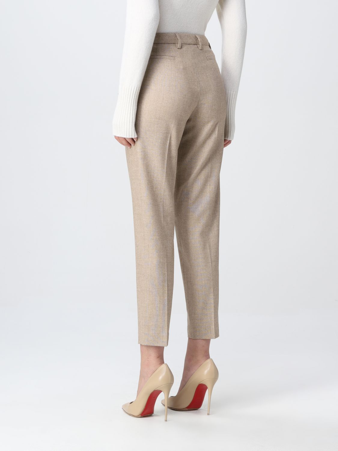 Pantalon Fabiana Filippi: Pantalon Fabiana Filippi femme taupe 2