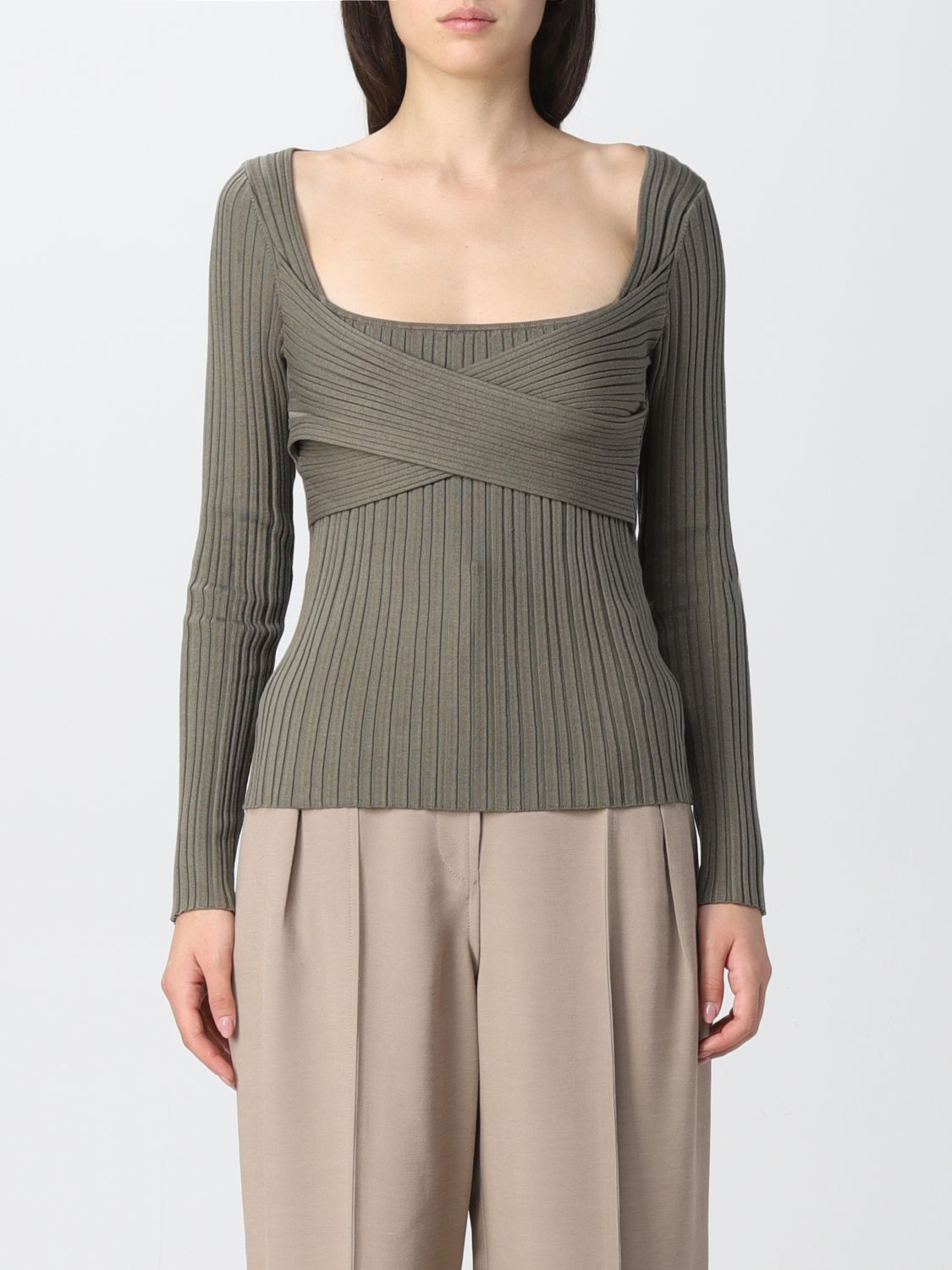 Sweater Iro: Iro sweater for woman forest green 1