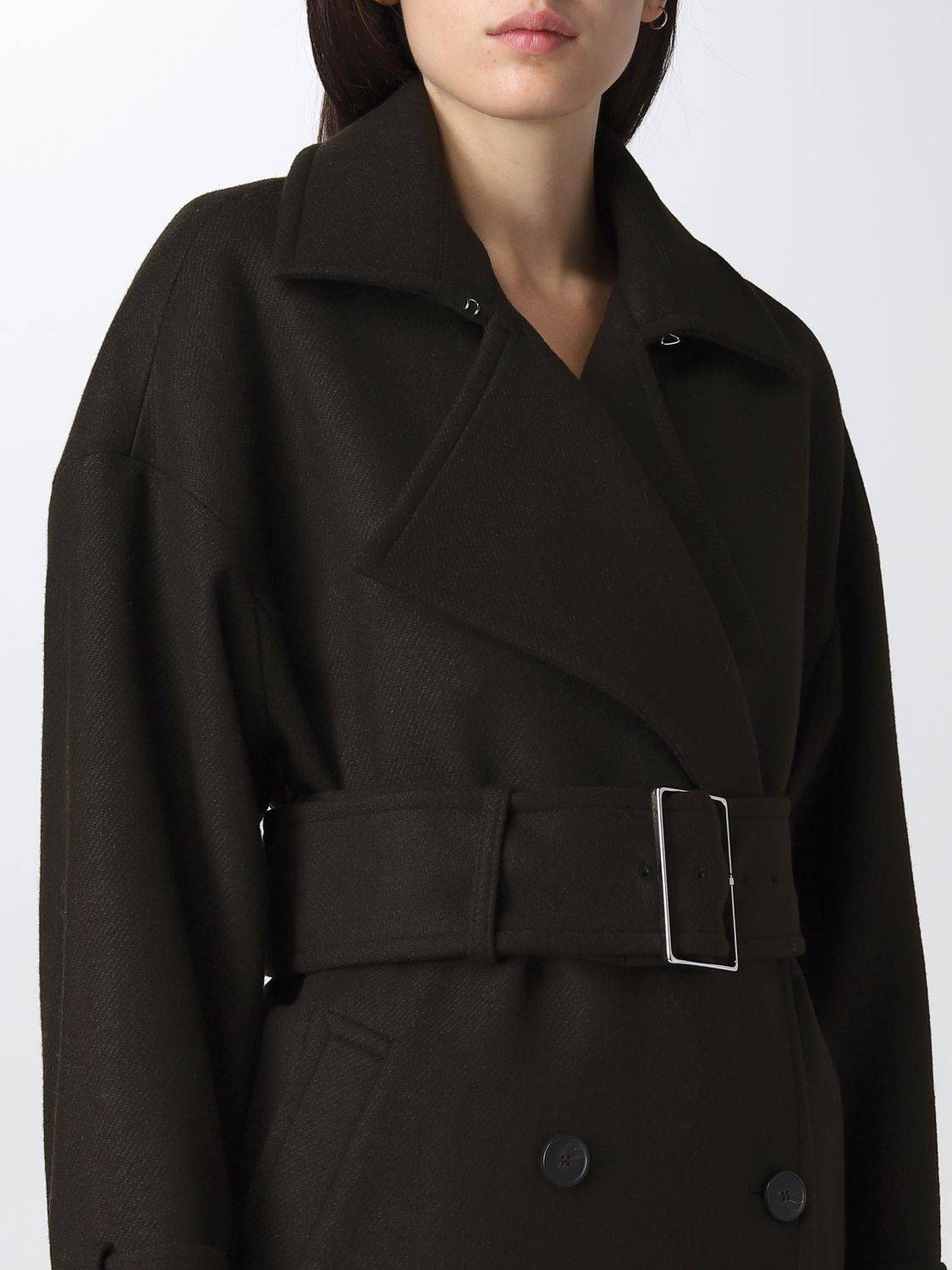 Coat Iro: Iro coat for woman kaki 5