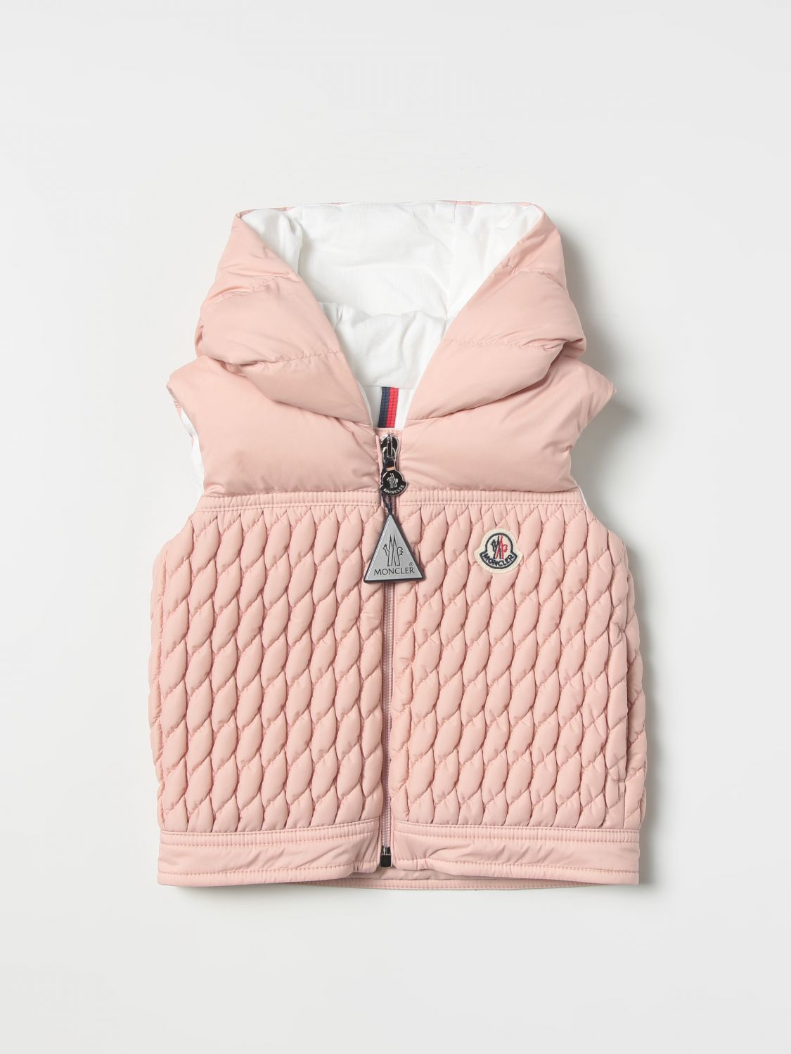 Vestcoat Moncler: Moncler vestcoat for baby pink 1