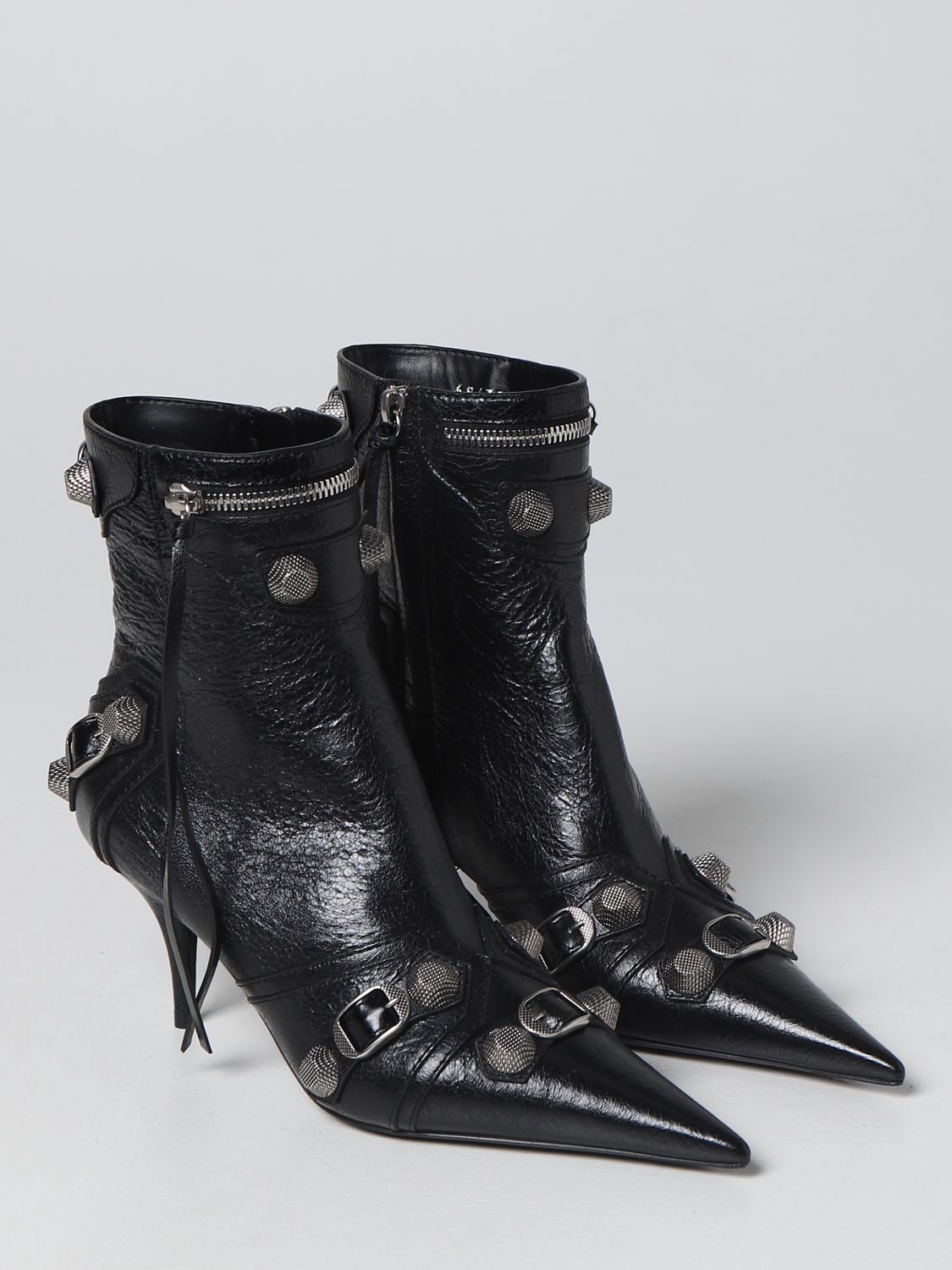 Flat ankle boots Balenciaga: Balenciaga flat ankle boots for women black 2